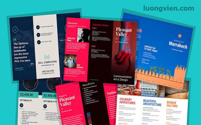 Brochure có vai trò quan trọng đến thành công cho chiến dịch quảng cáo