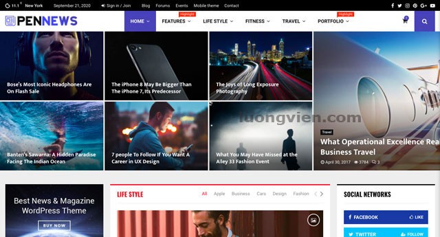 PenNews - Theme tin tức WordPress đẹp, dễ tùy biến