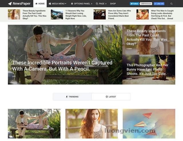Newspaper MyThemeShop - Theme tin tức đa dạng
